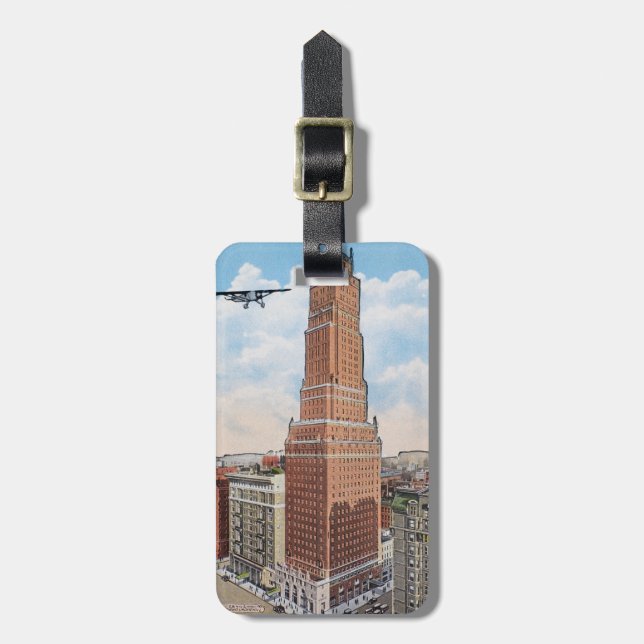 New York: Ritz Tower Luggage Tag (Front Vertical)
