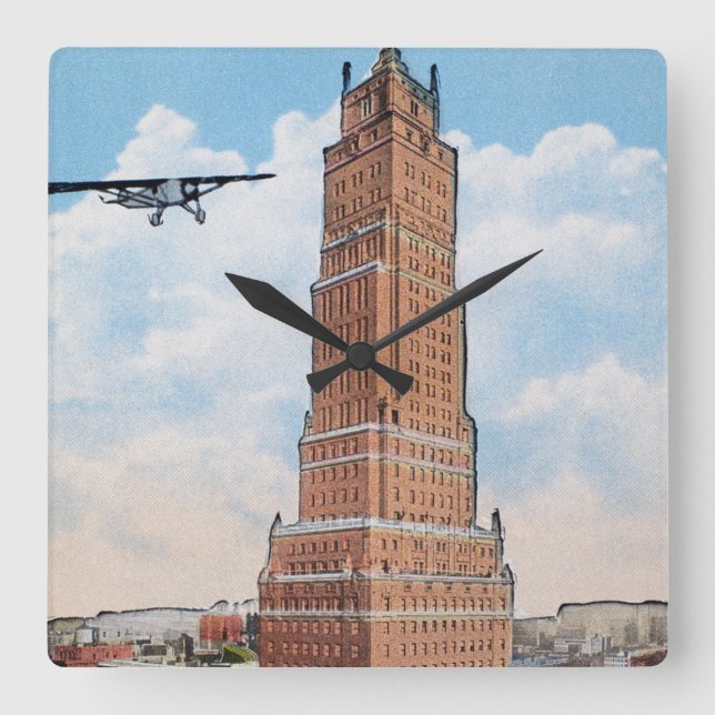 New York: Ritz Tower Square Wall Clock (Front)