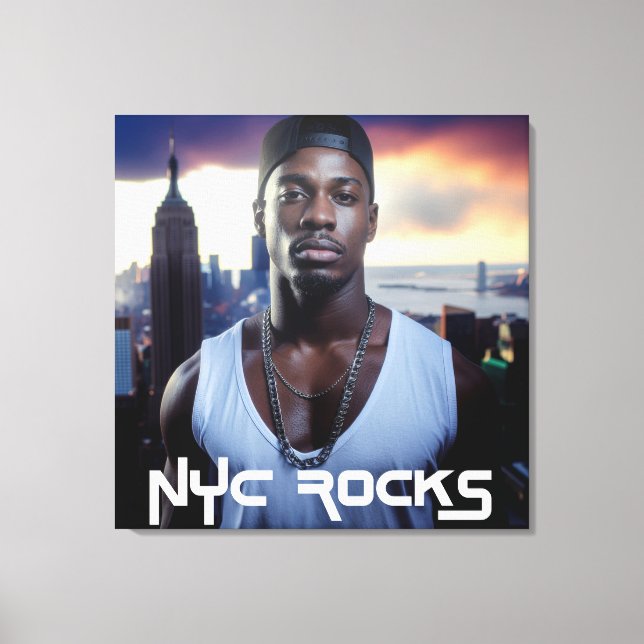 NEW YORK ROCKS - NYC CANVAS PRINT (Front)