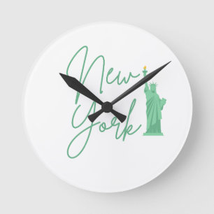NEW YORK ROUND CLOCK