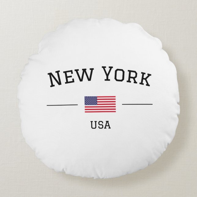 New York Round Cushion (Front)
