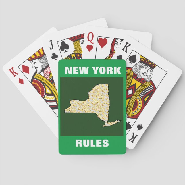 NEW YORK RULES PLAYING CARDS (Back)