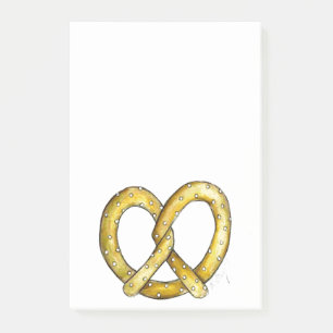 New York Salty Soft Pretzel Post It Notes