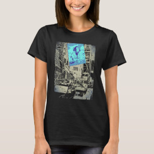 New York Samurai Dj Japanese Grunge Aesthetic Stre T-Shirt