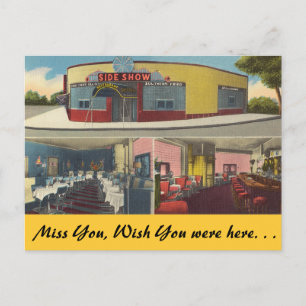 New York, Sideshow Bar & Restaurant Postcard
