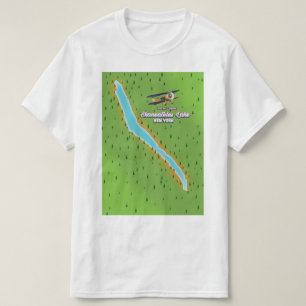 new york Skaneateles Lake map T-Shirt
