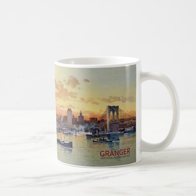 NEW YORK SKYLINE 1896 COFFEE MUG (Right)