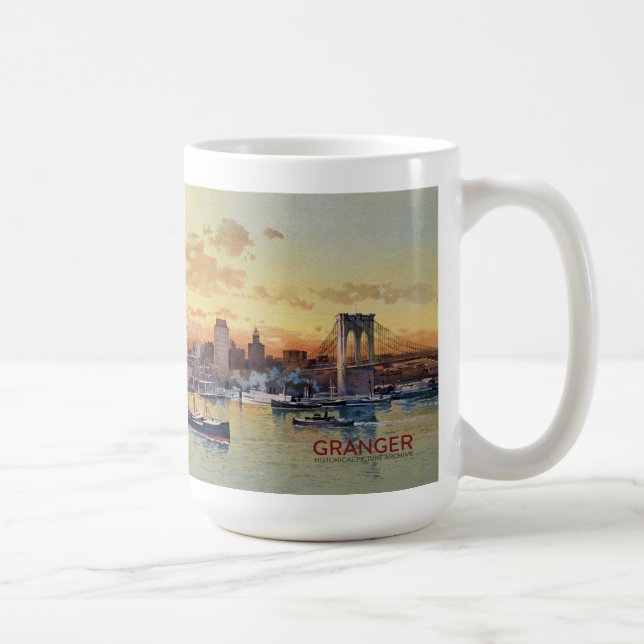 NEW YORK SKYLINE 1896 COFFEE MUG (Right)