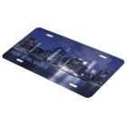 New York Skyline Bathed in Blue