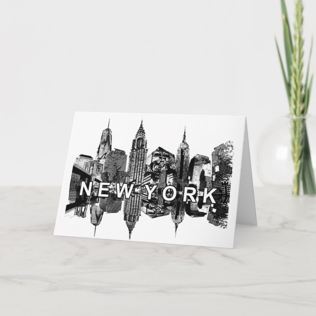 New York skyline Card (Front)