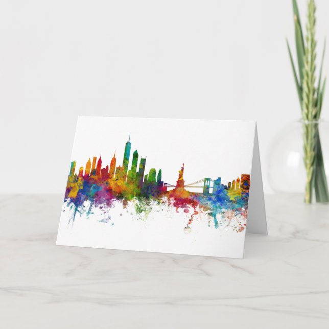 New York Skyline Card (Front)