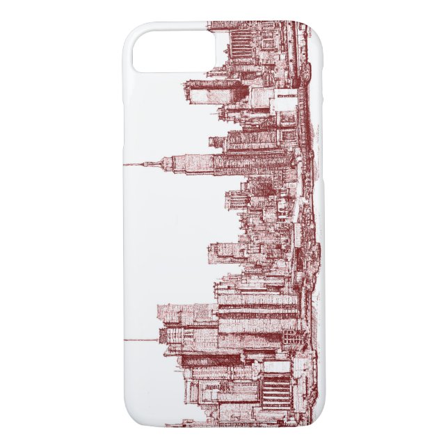 New York skyline Case-Mate iPhone Case (Back)