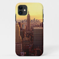 New York skyline city with Empire State