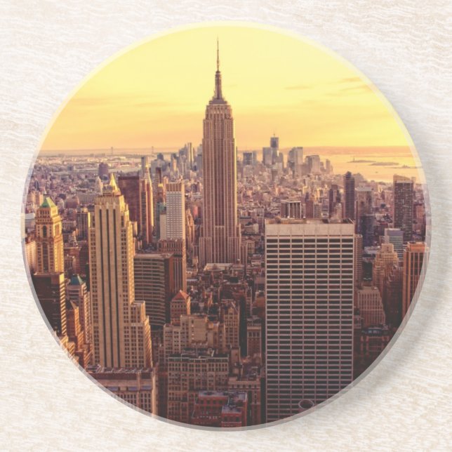 New York skyline city with Empire State Coaster (Front)