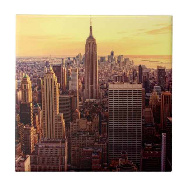 New York skyline city with Empire State Tile (Front)