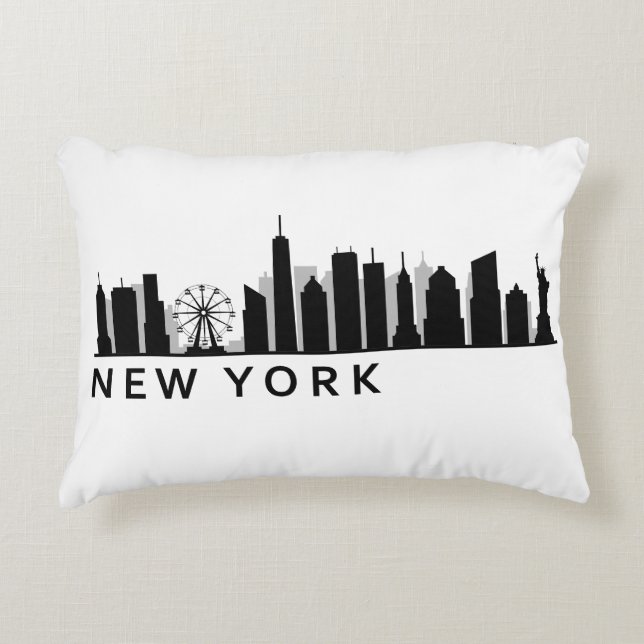 New York Skyline Decorative Cushion (Front)