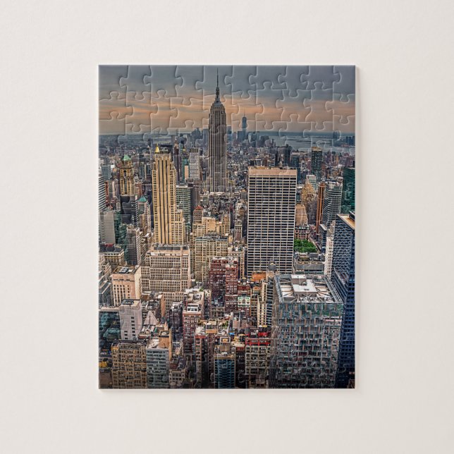 New York Skyline from Rockefeller Centre Jigsaw Puzzle (Vertical)