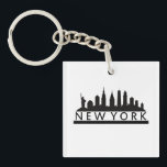 New York Skyline Key Ring<br><div class="desc">New York Skyline</div>