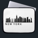 New York Skyline Laptop Sleeve<br><div class="desc">New York Skyline</div>