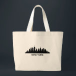 New York Skyline Large Tote Bag<br><div class="desc">New York Skyline</div>
