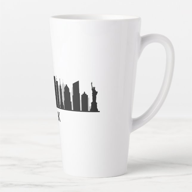 New York Skyline Latte Mug (Right)