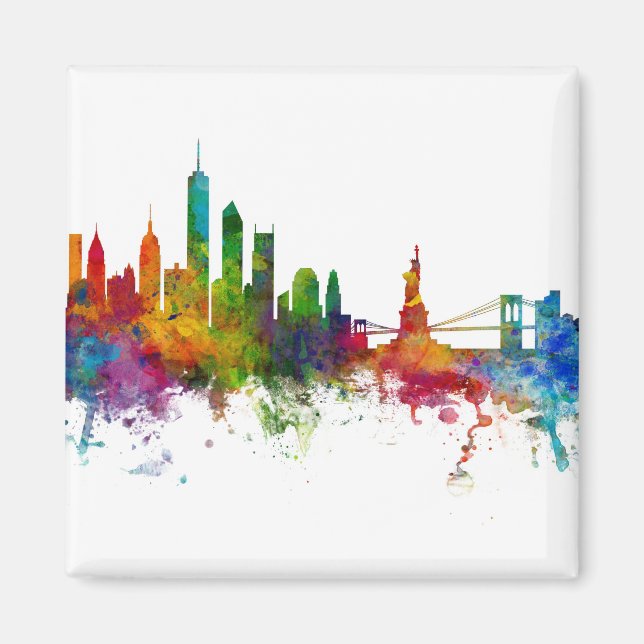 New York Skyline Magnet (Front)