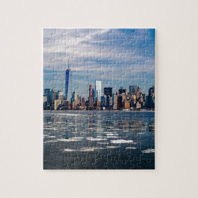 New York Skyline New York City City Manhattan Jigsaw Puzzle (Vertical)