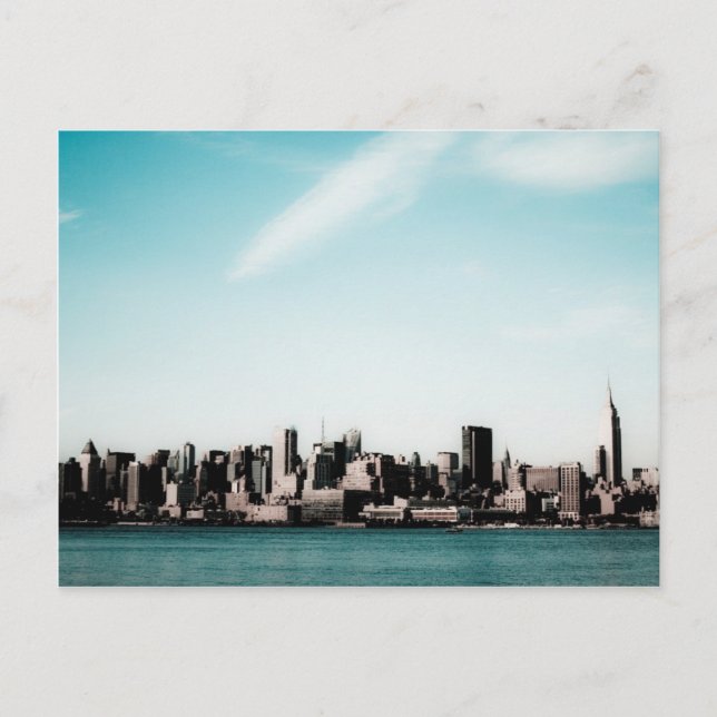 New York Skyline Postcard (Front)