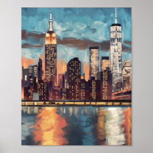 New York Skyline poster