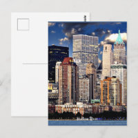 New York Skyline, Sailboat on the Hudson River