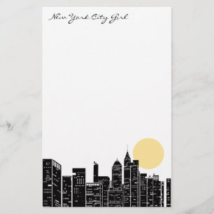 New York Skyline Stationery