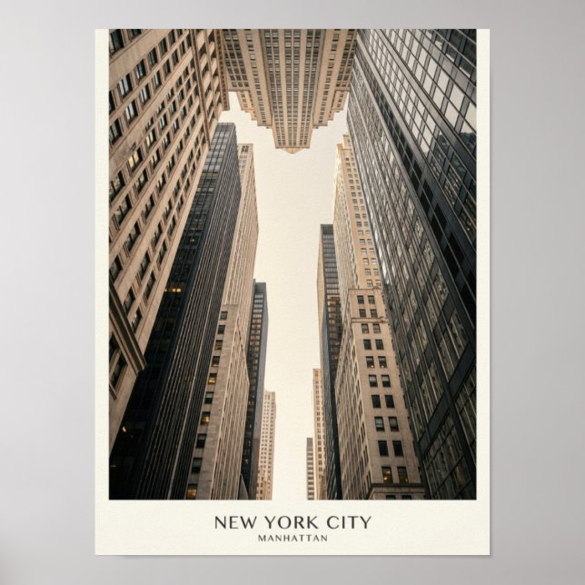 New York Skyscraper Poster (Front)