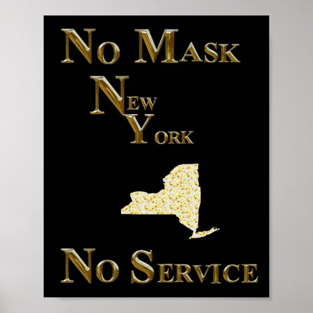NEW YORK SOCIAL DISTANCING POSTER (Front)