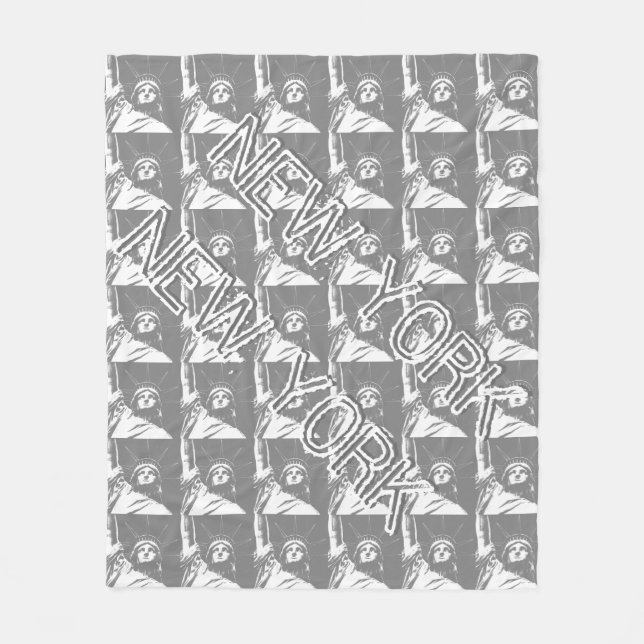 New York Souvenir Blanket Statue of Liberty Decor (Front)