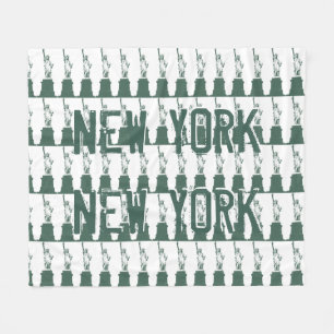 New York Souvenir Blanket Statue of Liberty Decor