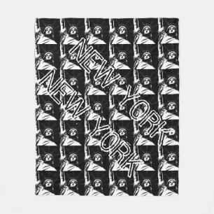 New York Souvenir Blanket Statue of Liberty Decor