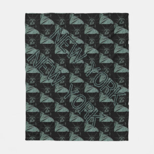 New York Souvenir Blanket Statue of Liberty Decor