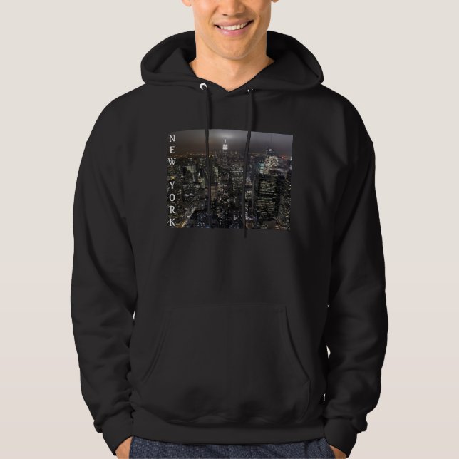 New York Souvenir Hooded Sweatshirt NY Hoodie (Front)