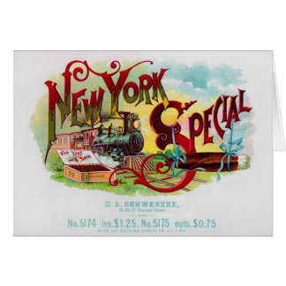 New York Special vintage cigar label
