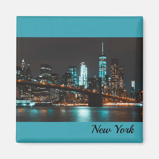 New York Square Magnet (Front)