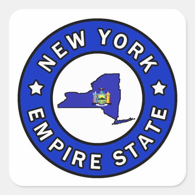 New York Square Sticker (Front)
