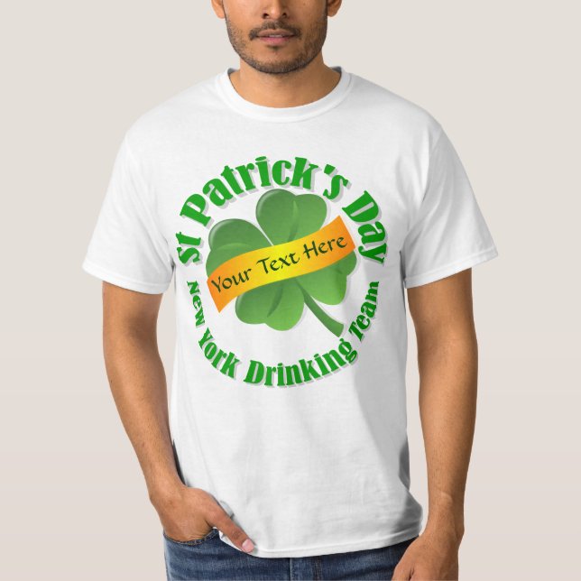 New York St Patrick's day T-Shirt (Front)
