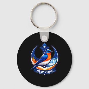 New york state bird resistance bluebird ny resist key ring