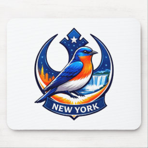 New york state bird resistance bluebird ny resist mouse pad