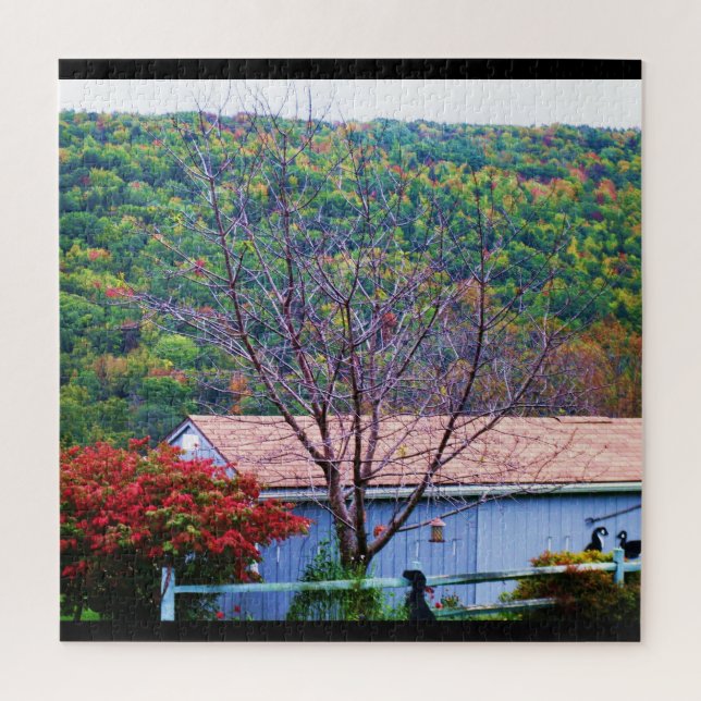 NEW YORK STATE FARMHOUSE JIGSAW PUZZLE (Vertical)