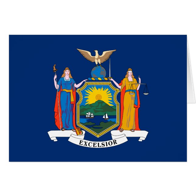 New York State Flag (Front Horizontal)
