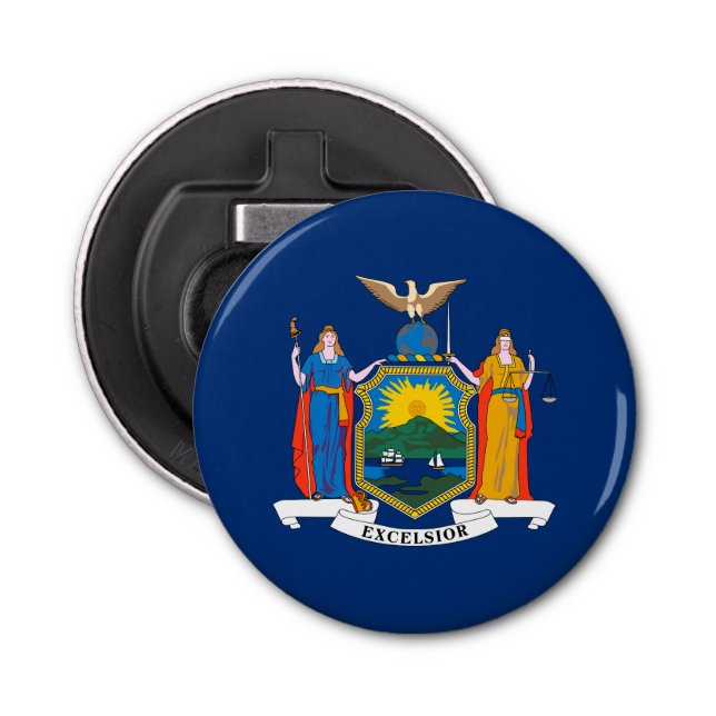 New York State Flag Bottle Opener (Front)