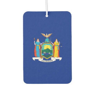 New York State Flag Design Car Air Freshener