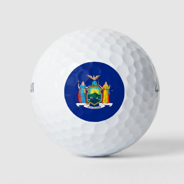 New York State Flag Design Golf Balls (Front)