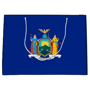 New York State Flag Design Large Gift Bag